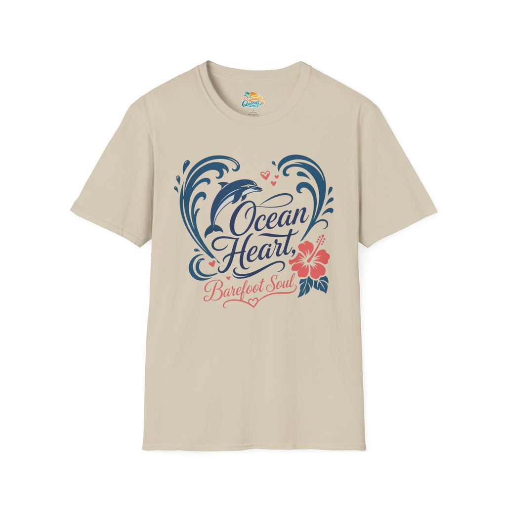 Ocean Heart Barefoot Soul T-Shirt