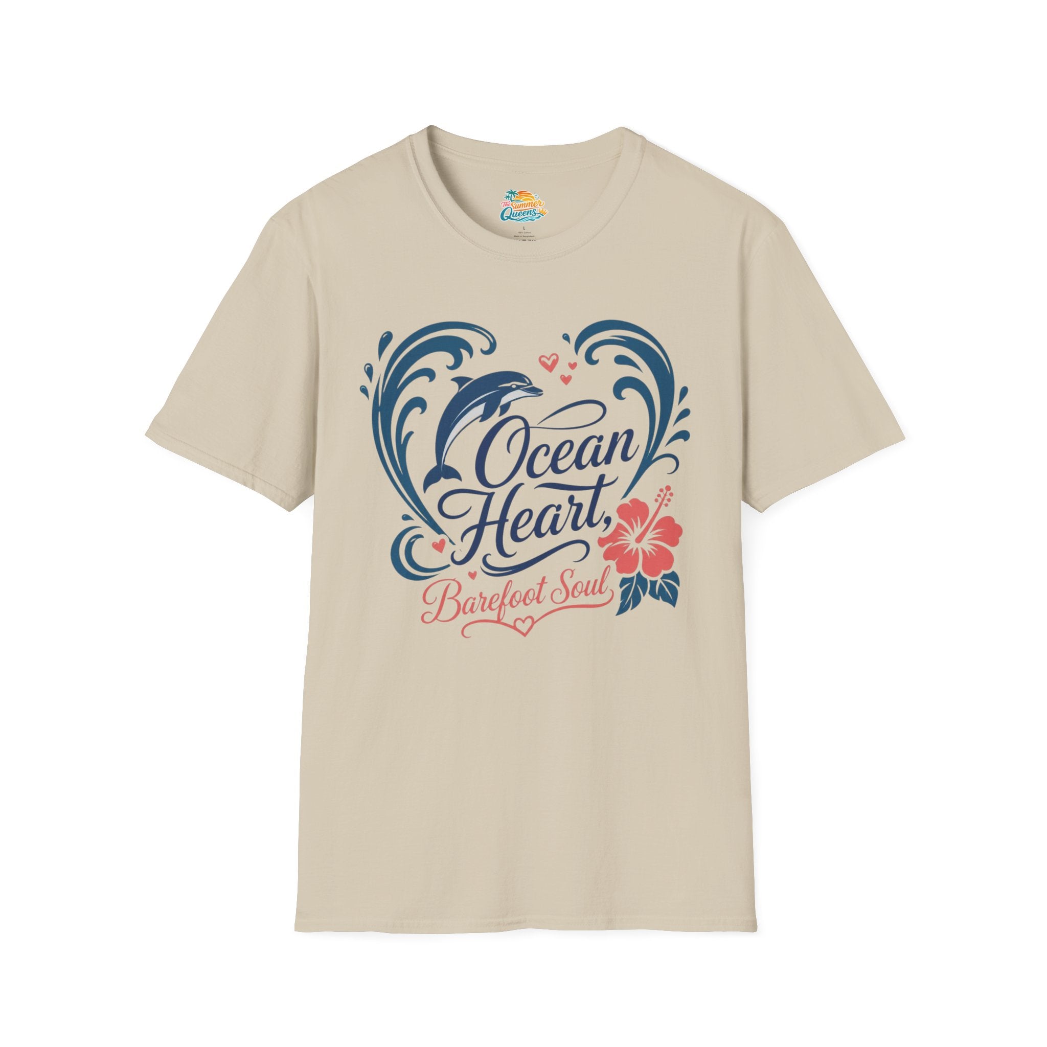 Ocean Heart Barefoot Soul T-Shirt