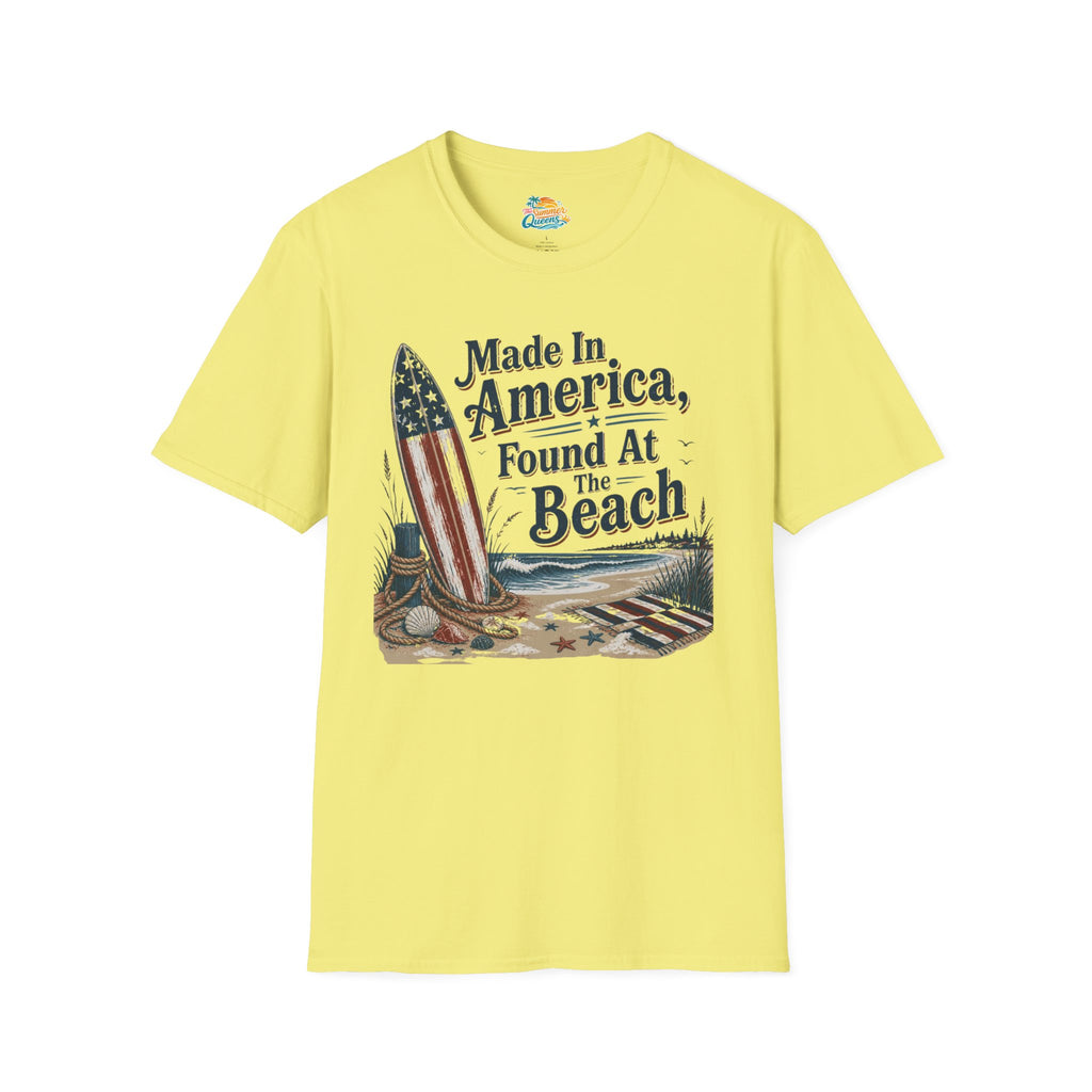 Made in America, Found at the Beach T‑Shirt