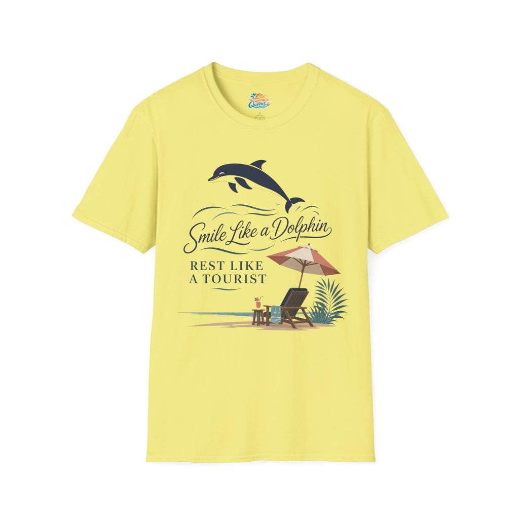 Smile Like a Dolphin Beach T-Shirt