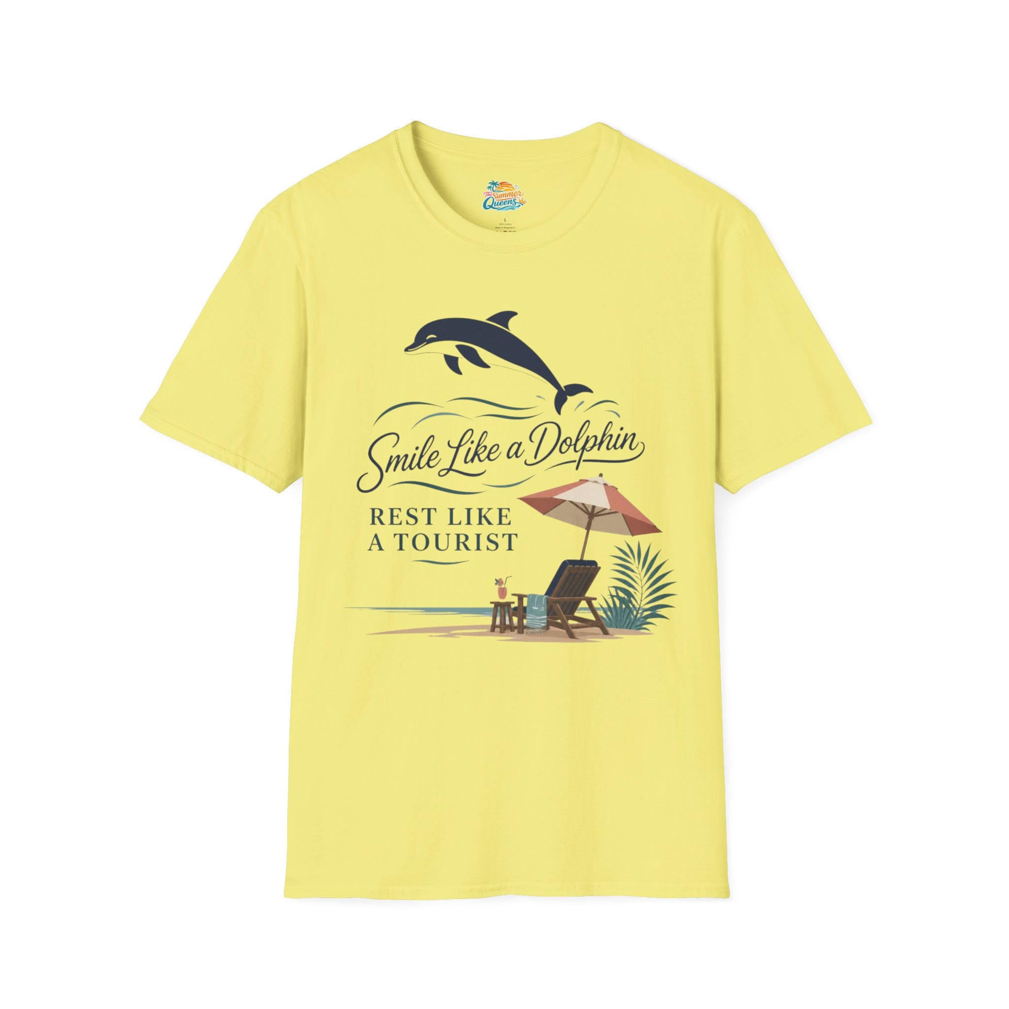 Smile Like a Dolphin Beach T-Shirt