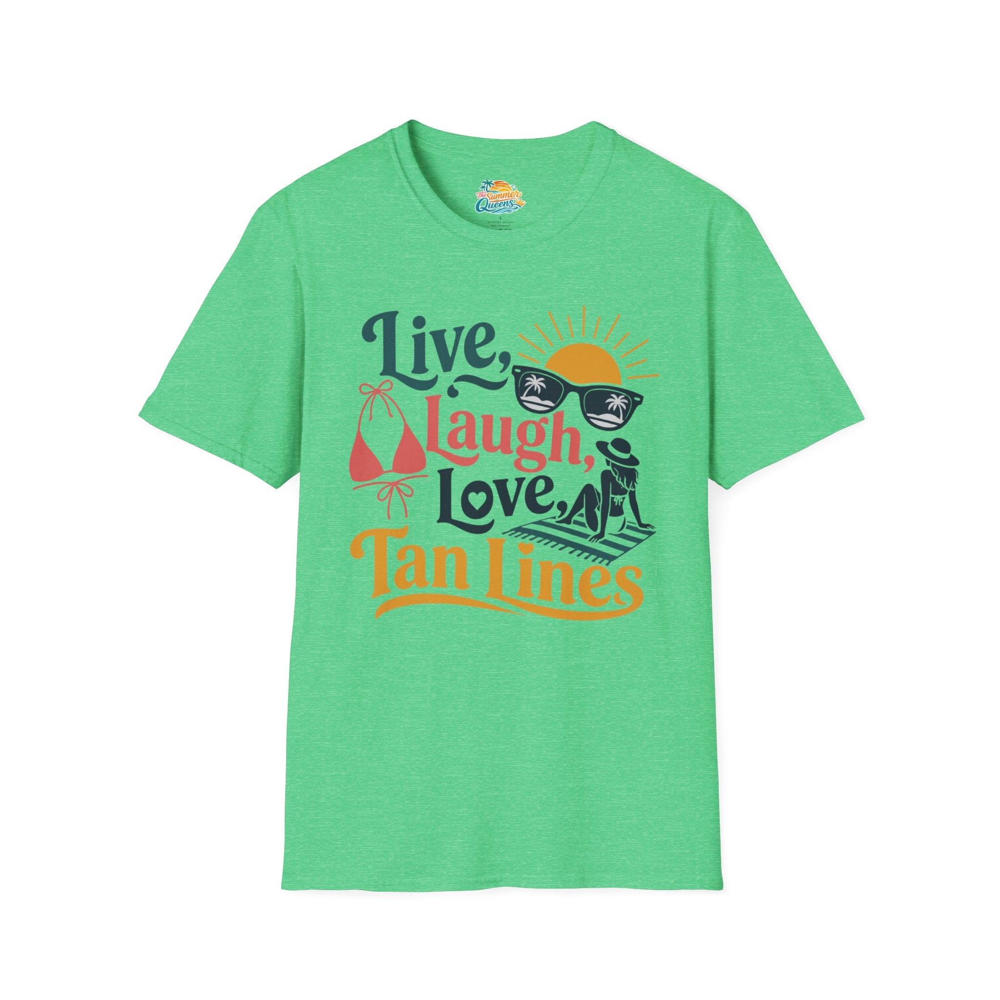 Live, Laugh, Love Tan Lines T-Shirt
