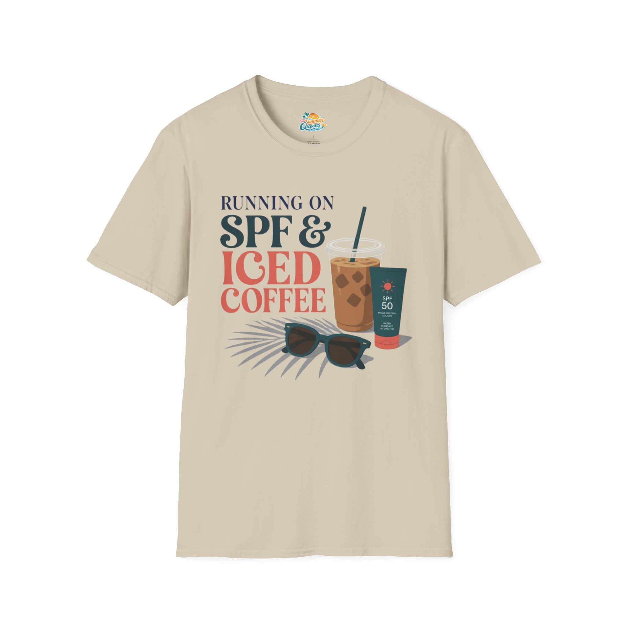 Running on SPF & Iced Coffee T-Shirt