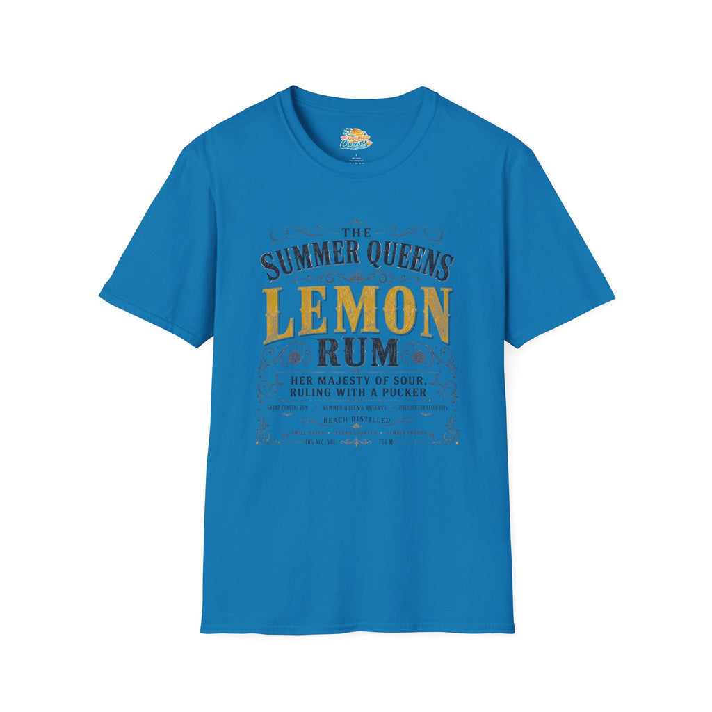 The Summer Queens Lemon Rum Label T-Shirt