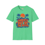 Currently Out of the Office Beach T-Shirt -  Tropical Vacation Graphic Tee