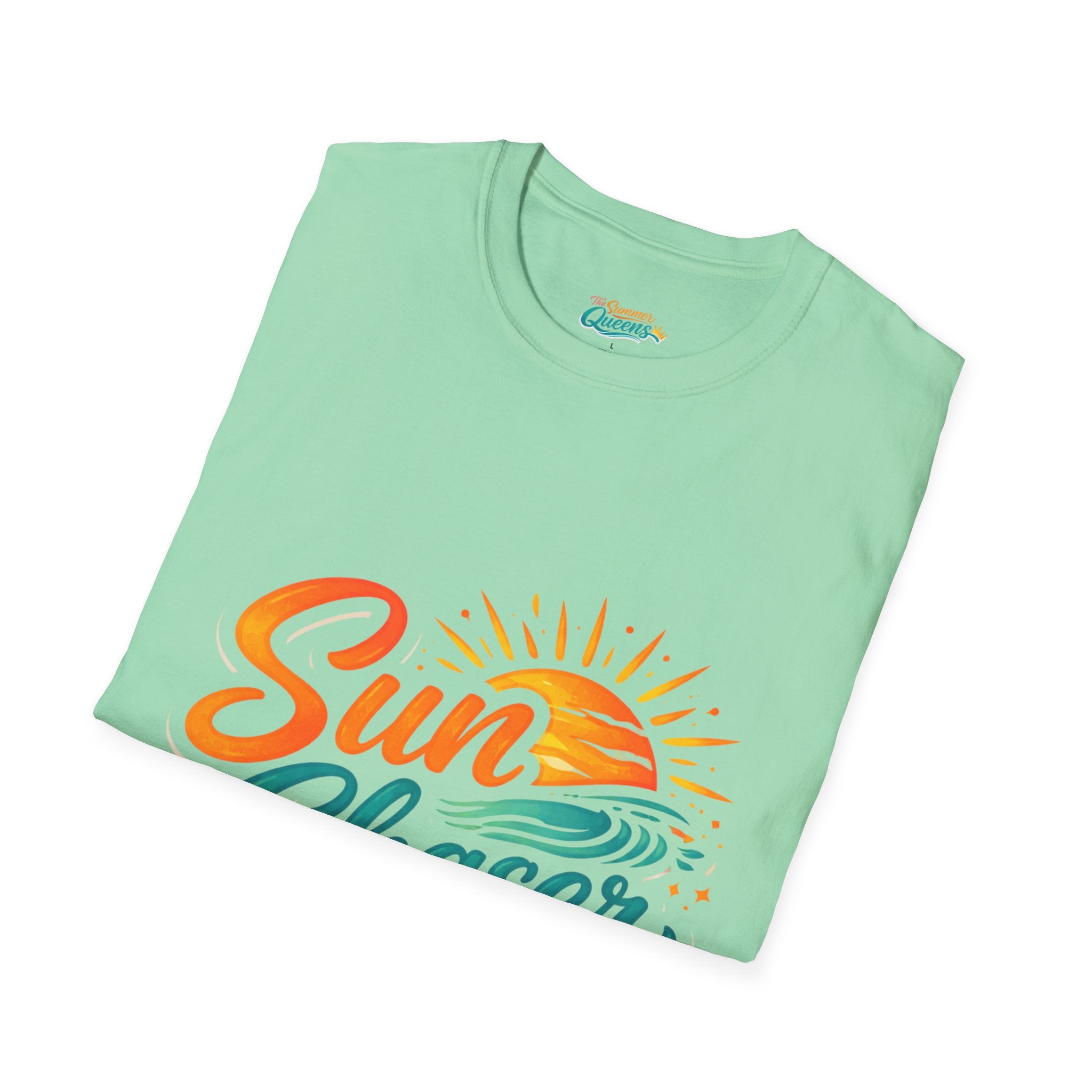 Sun Chaser T-Shirt — Retro Beach Sunset Surf Graphic