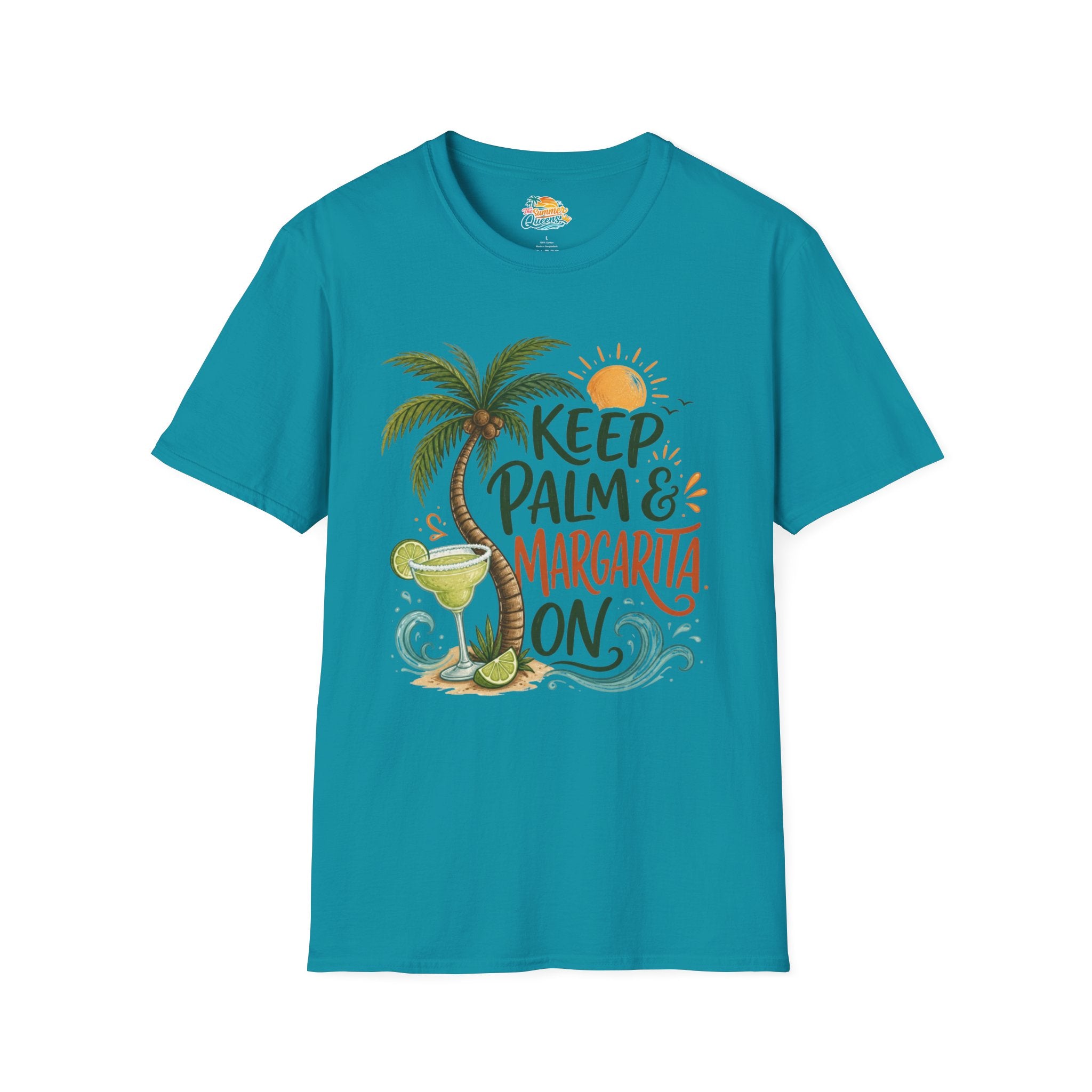 Keep Palm & Margarita On T-Shirt