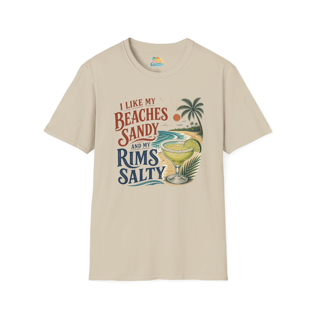 I Like My Beaches Sandy and my Rims Salty T-Shirt
