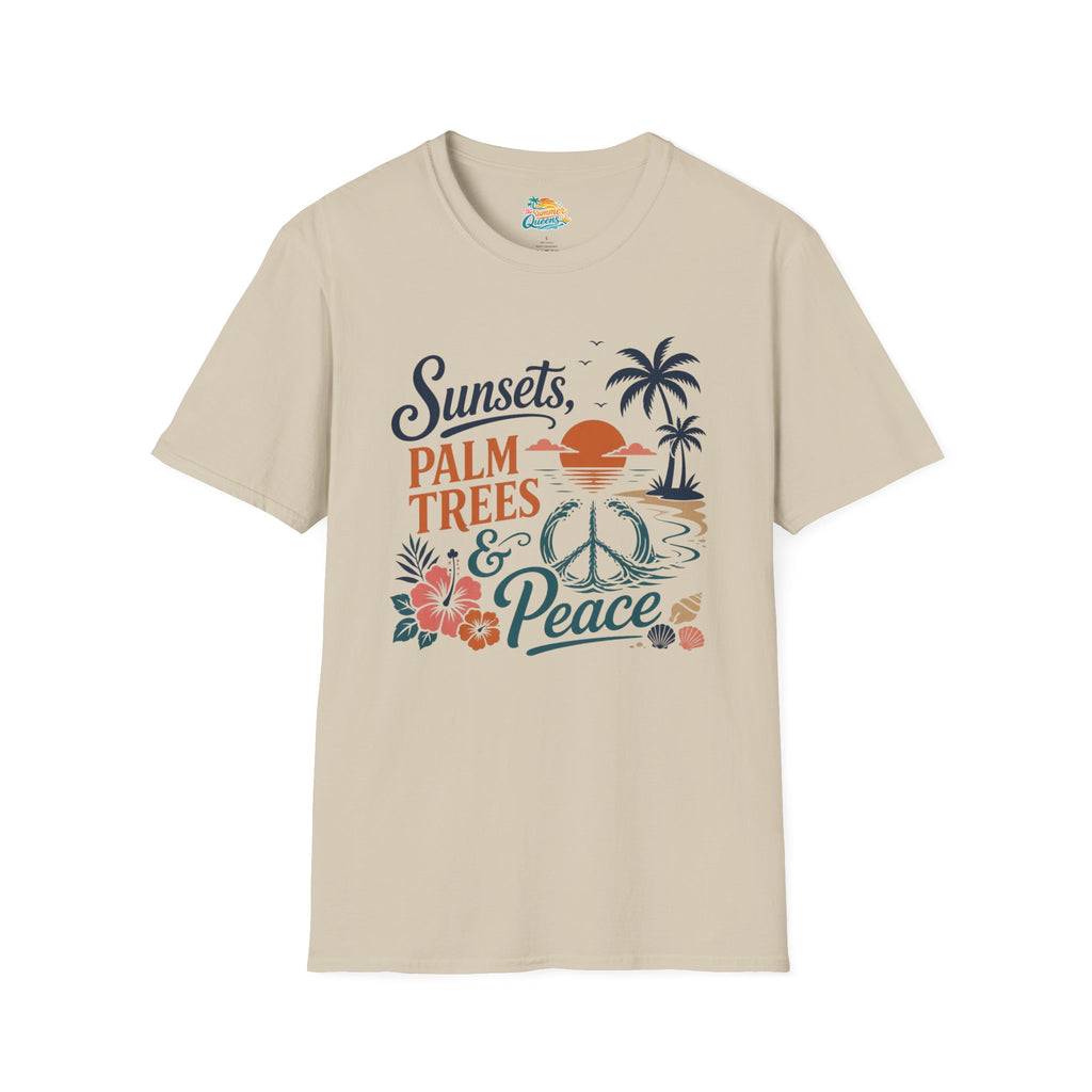 Sunsets, Palm Trees & Peace T‑Shirt