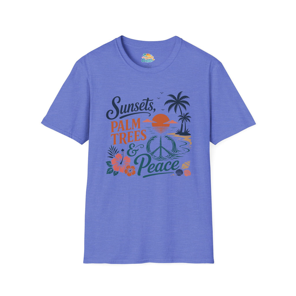 Sunsets, Palm Trees & Peace T‑Shirt