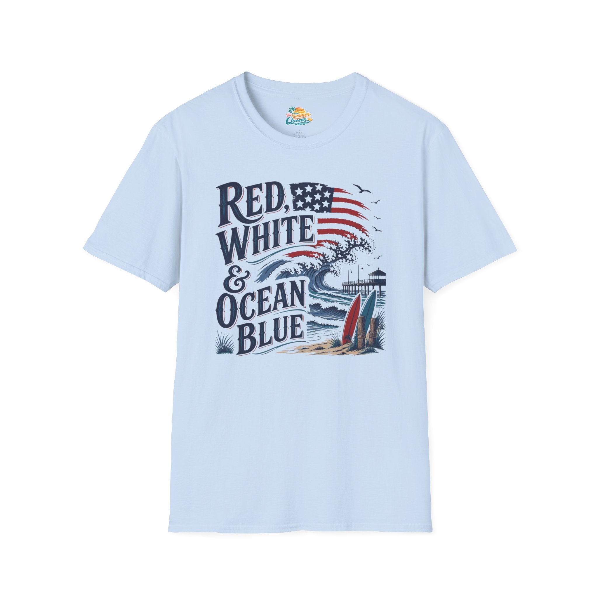 Red, White & Ocean Blue T-Shirt