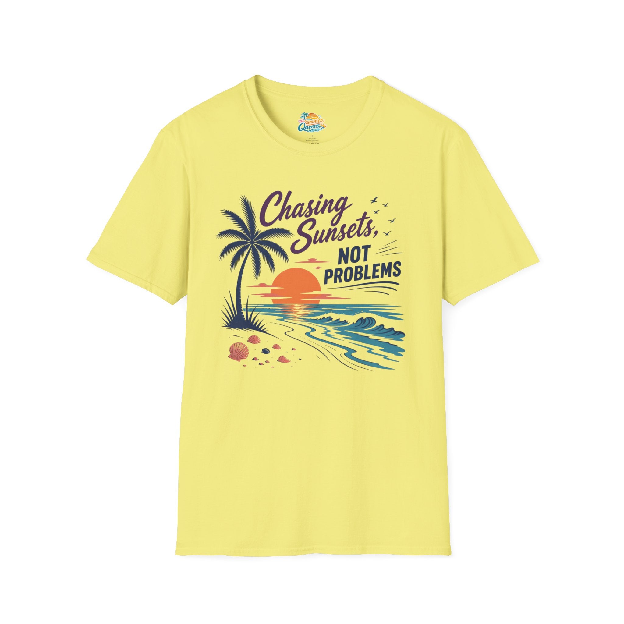 Chasing Sunsets, Not Problems T-Shirt