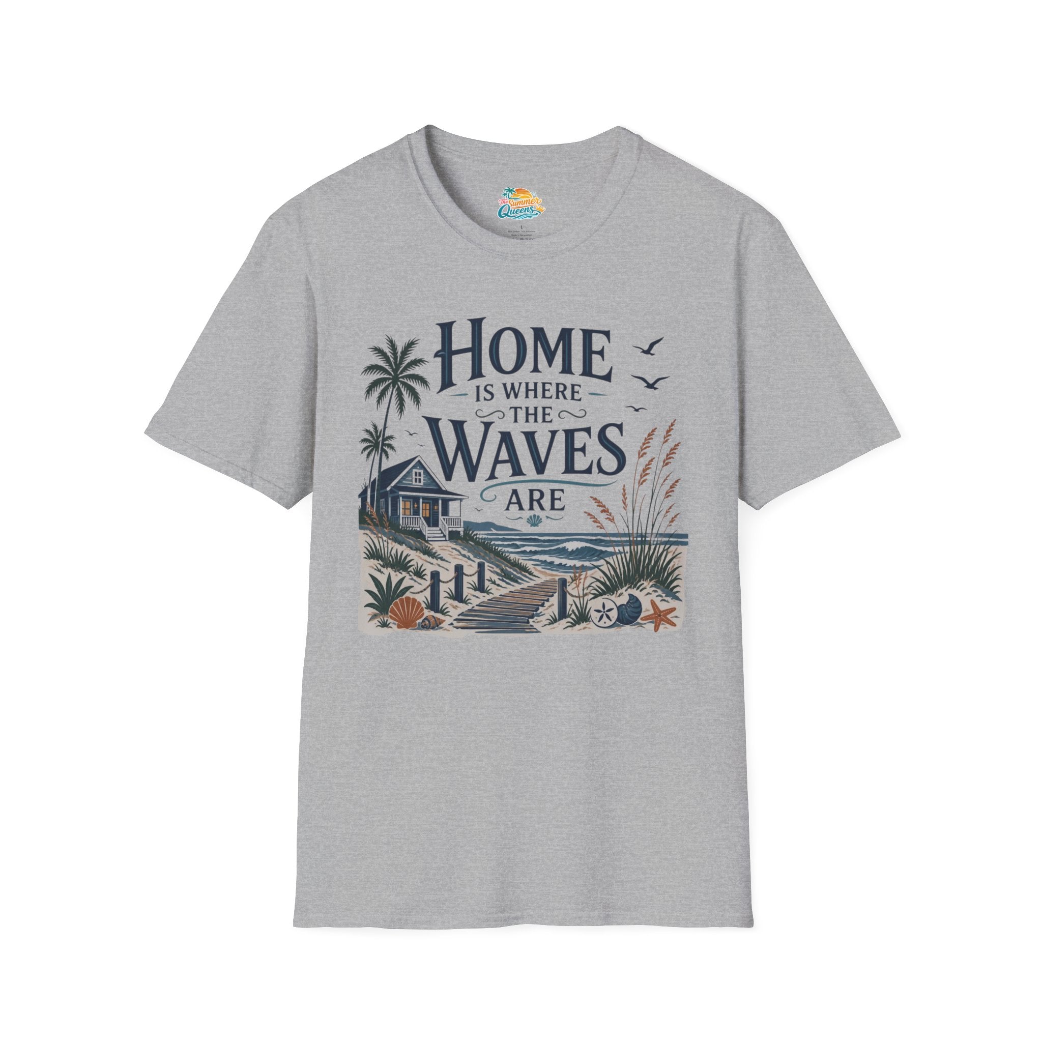 Home Is Where The Waves Are T‑Shirt