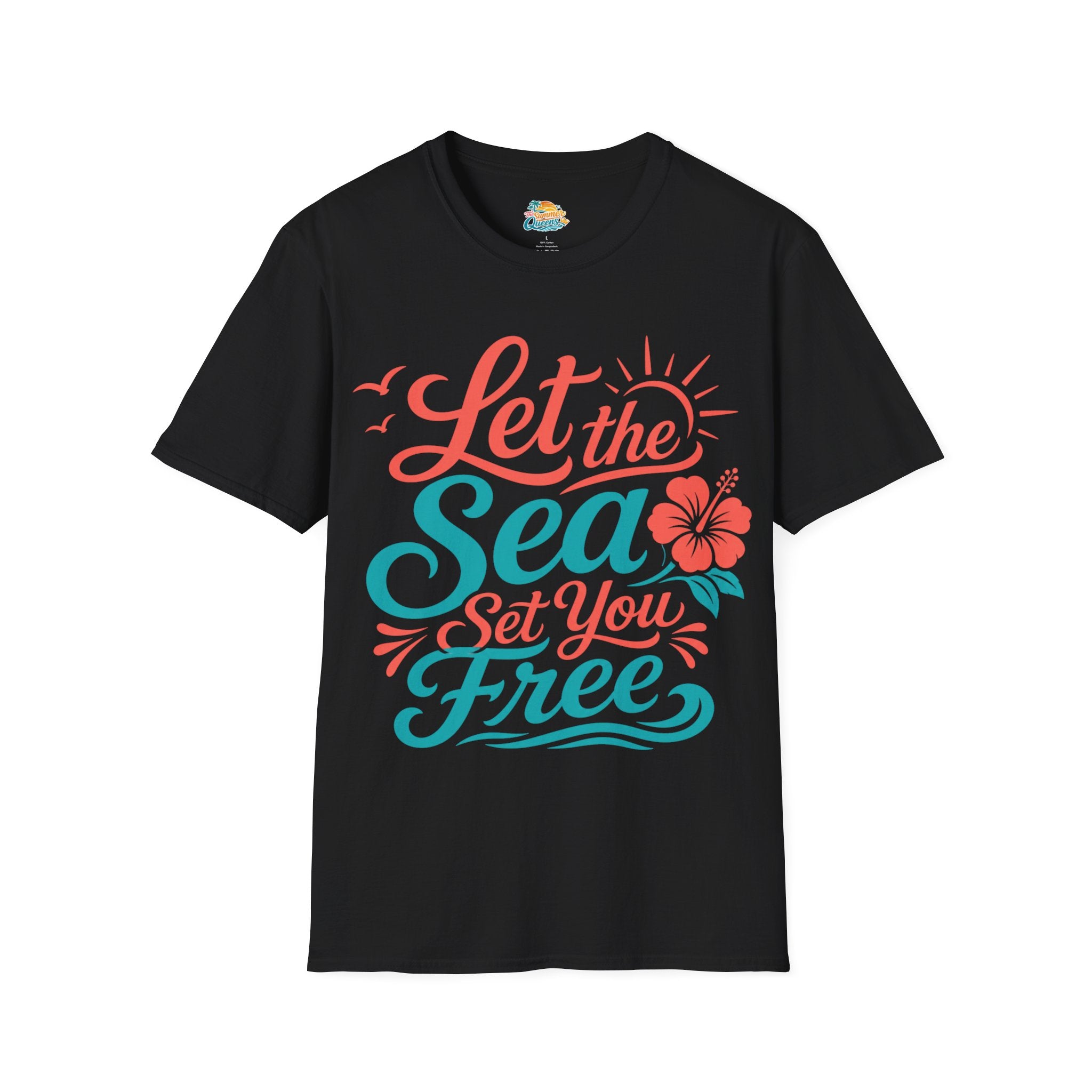 Let the Sea Set You Free T-Shirt — Beachy Coastal Graphic Tee