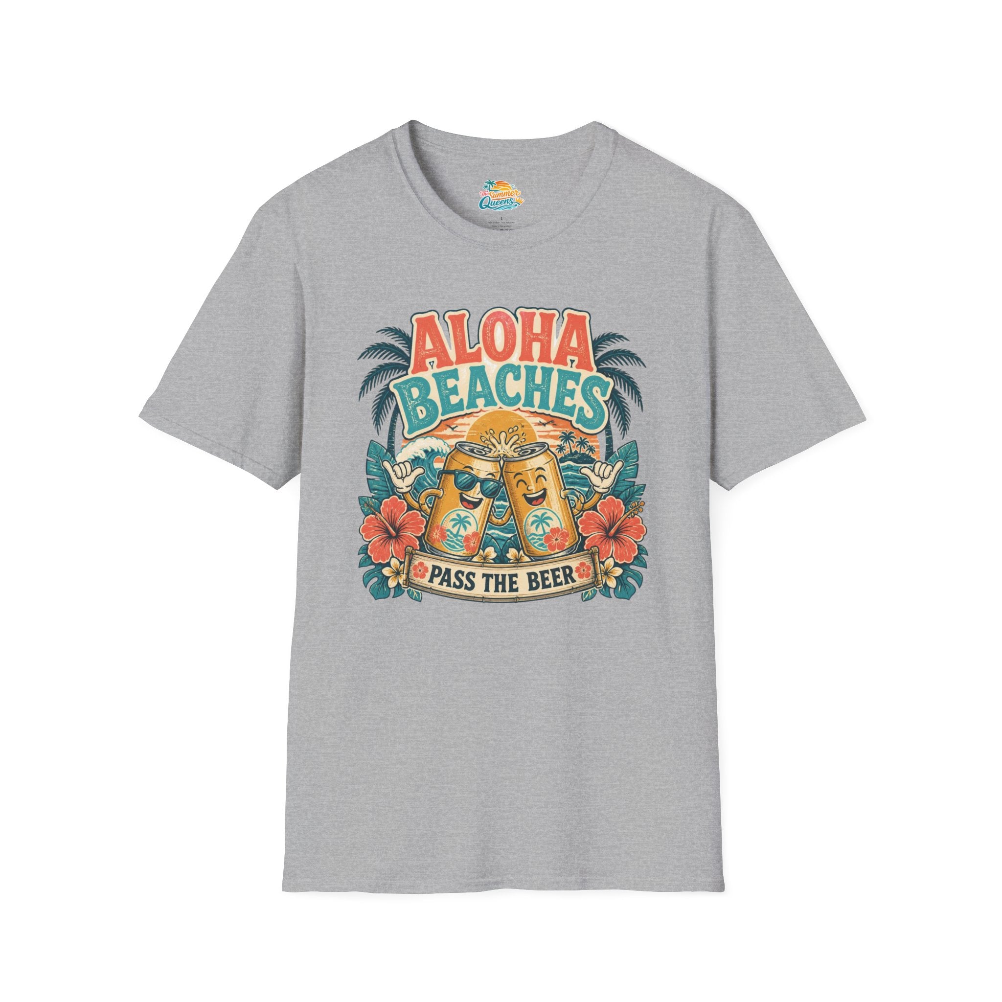 Aloha Beaches, Pass the Beer T-Shirt