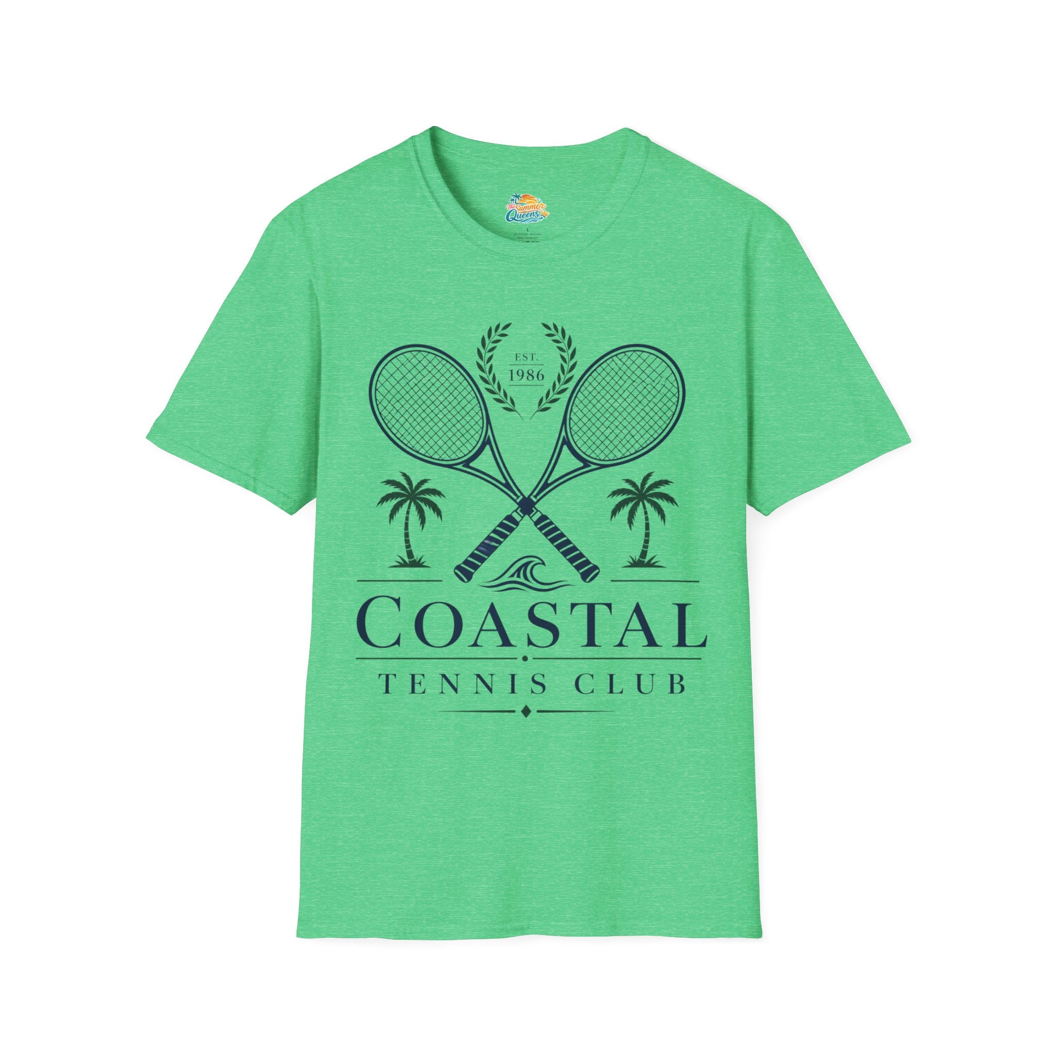 Coastal Tennis Club T-Shirt — Vintage Palm Beach Tennis Tee