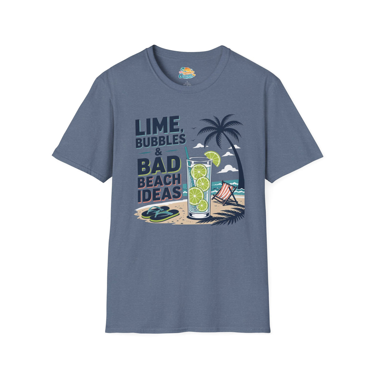 Lime, Bubbles & Bad Beach Ideas T-Shirt