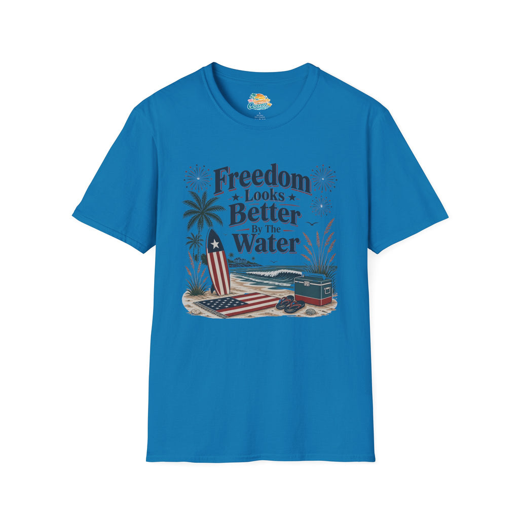 Freedom Looks Better by the Water T-Shirt