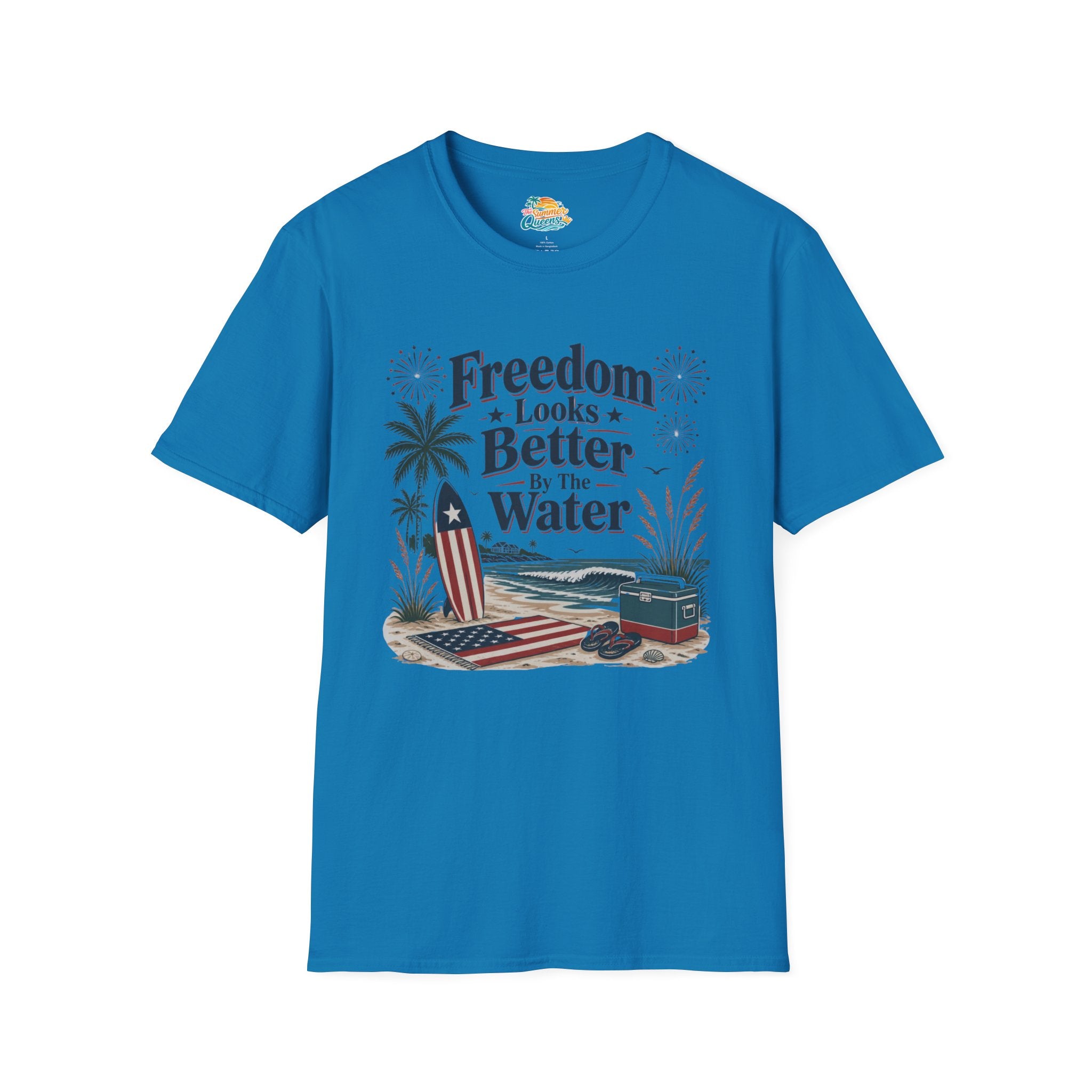 Freedom Looks Better by the Water T-Shirt