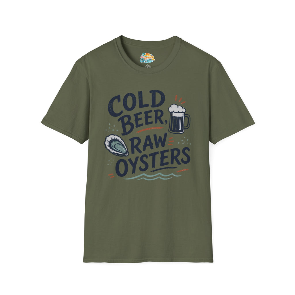Cold Beer, Raw Oysters T‑Shirt