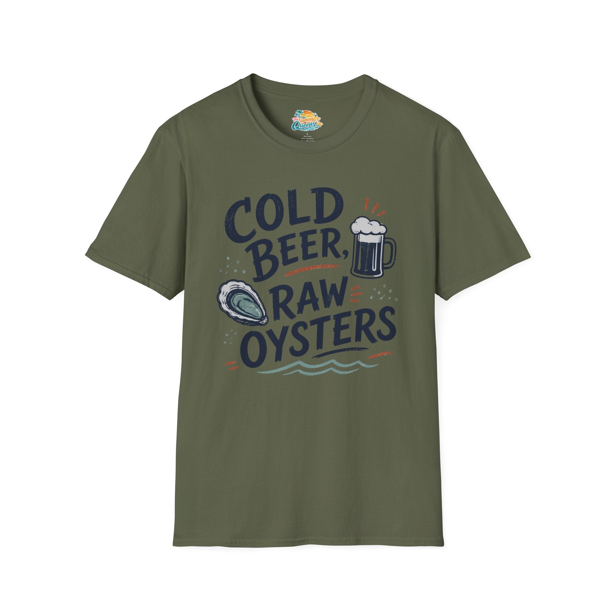 Cold Beer, Raw Oysters T‑Shirt