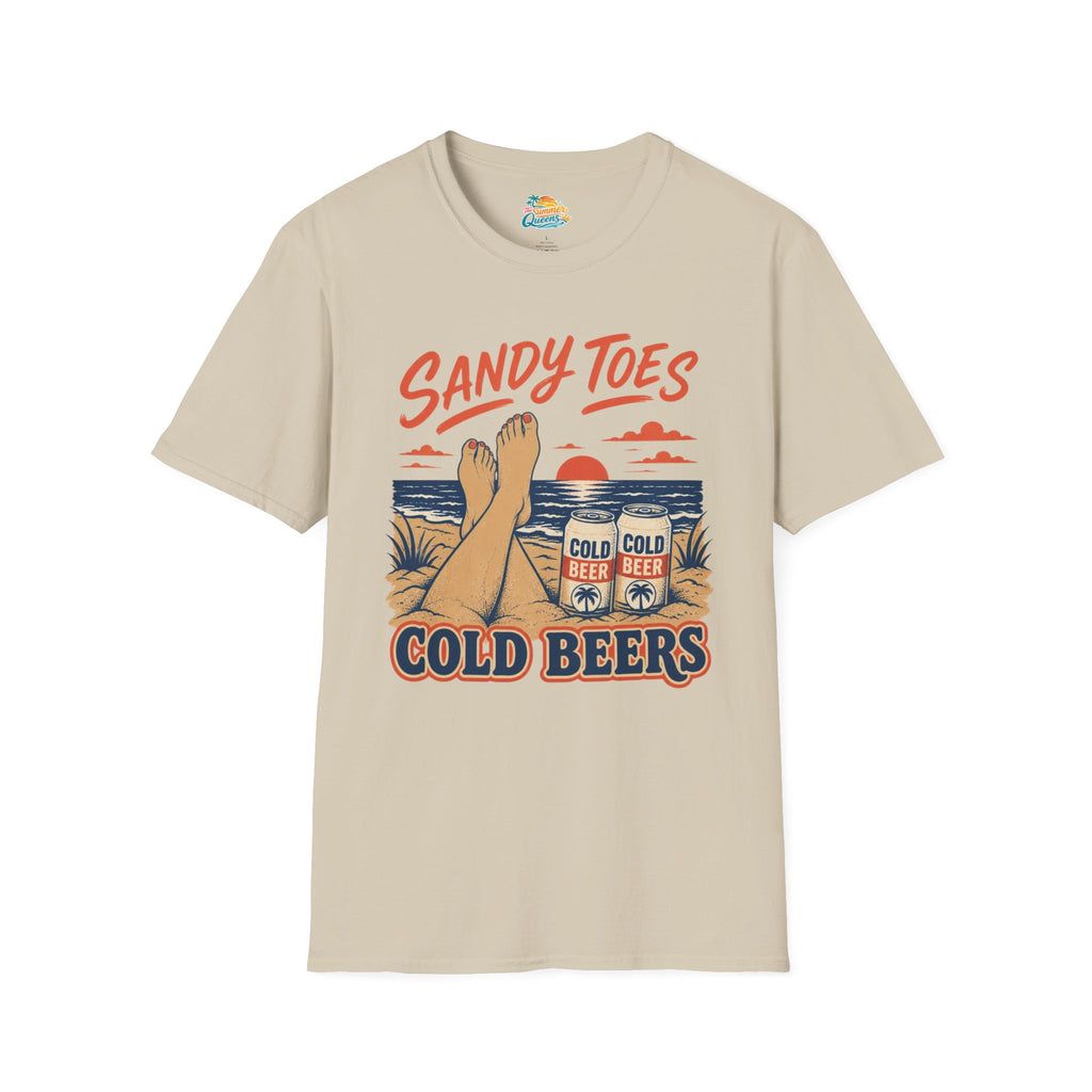 Sandy Toes Cold Beers T-Shirt