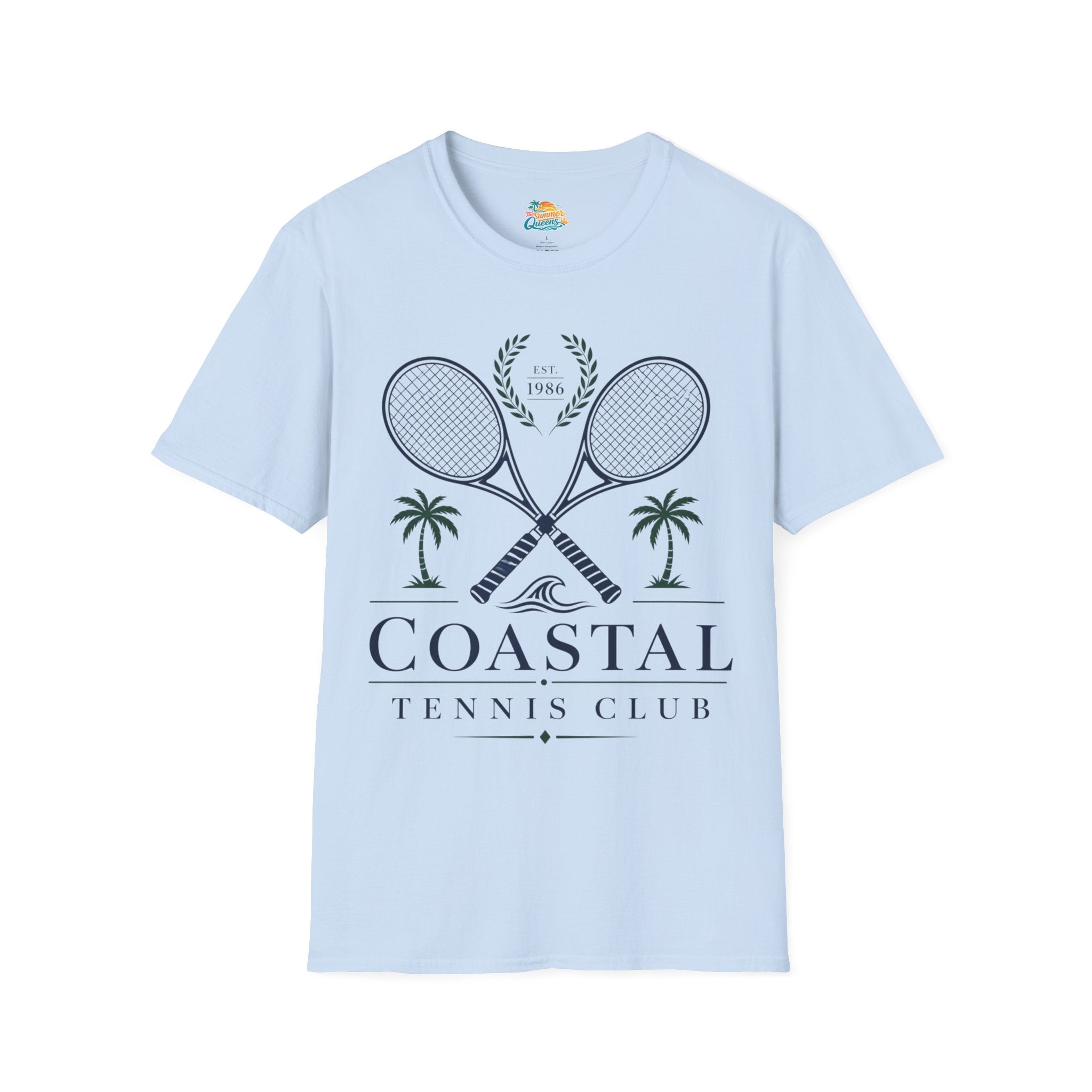 Coastal Tennis Club T-Shirt — Vintage Palm Beach Tennis Tee