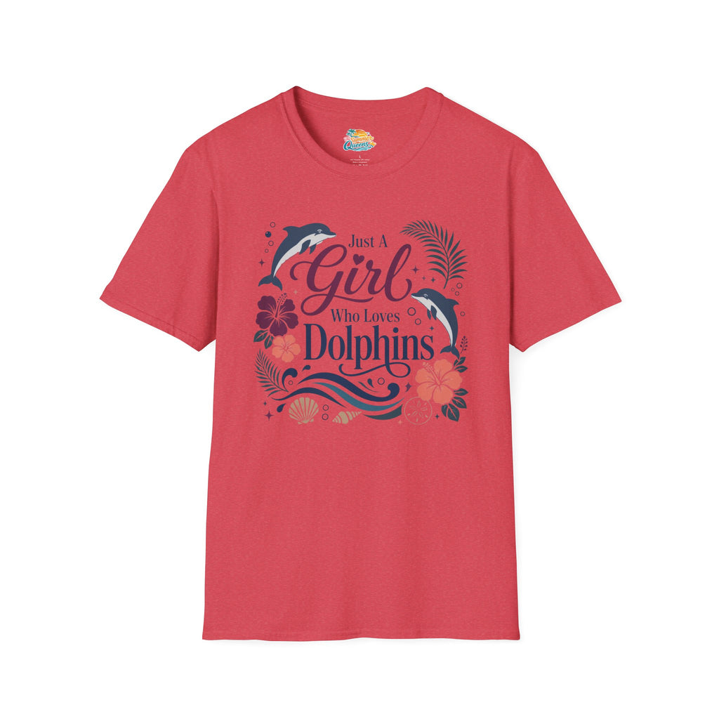 Just A Girl Who Loves Dolphins T‑Shirt