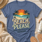 Beach Please Coastal T-Shirt