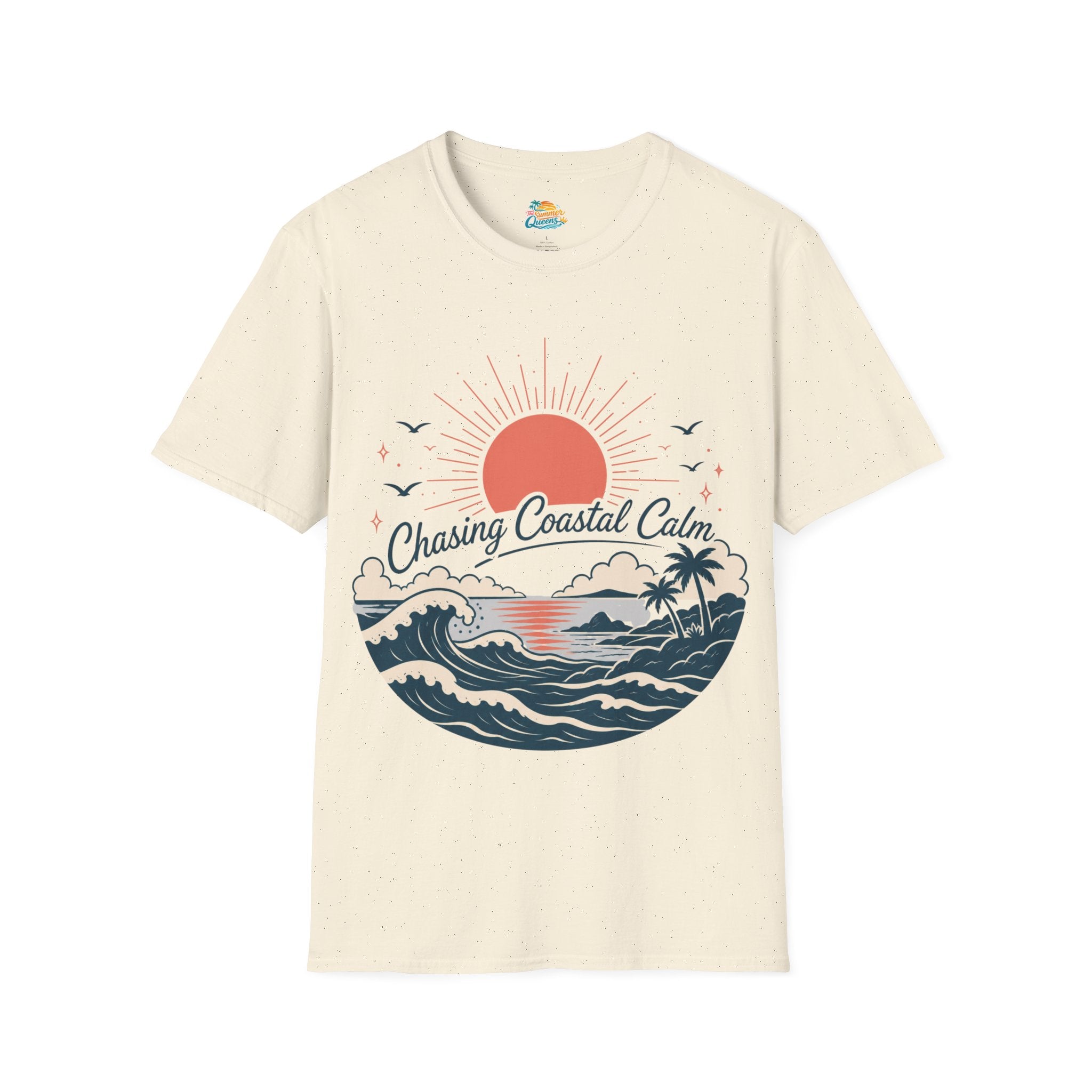 Chasing Coastal Calm Sunset Surf T-Shirt