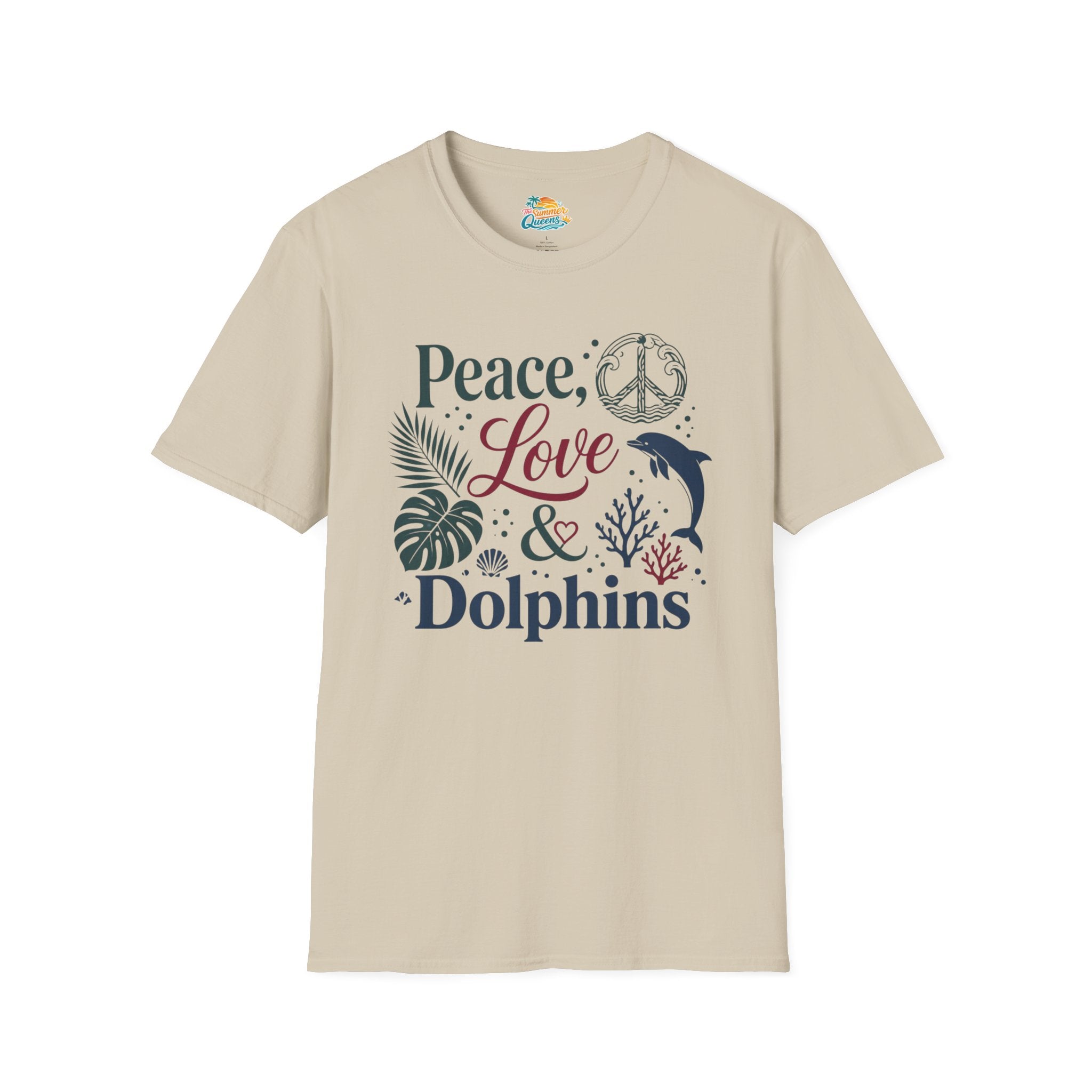 Peace, Love & Dolphins T-Shirt