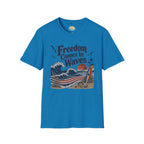 Freedom Comes In Waves T-Shirt