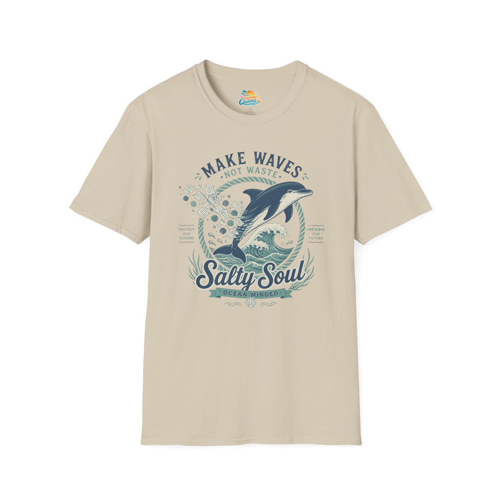Make Waves Not Waste Dolphin T-Shirt