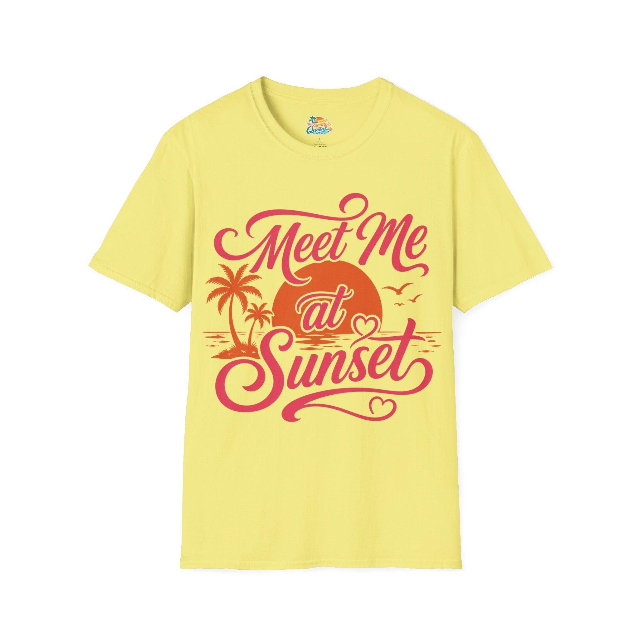 Meet Me at Sunset T-Shirt — Tropical Sunset Graphic Tee