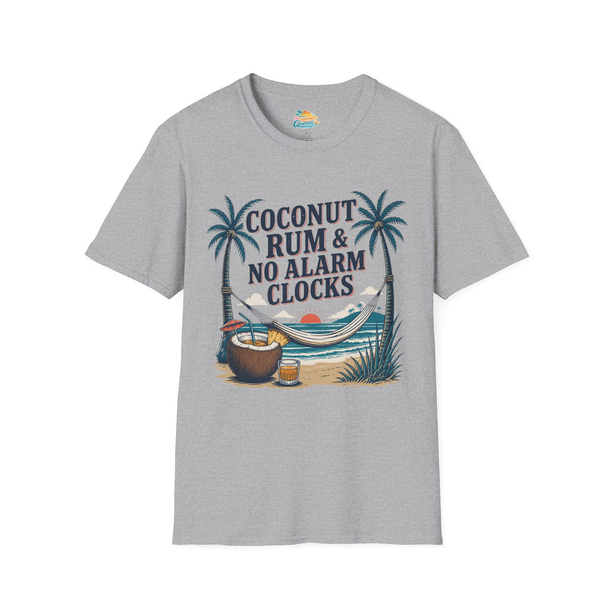 Coconut Rum & No Alarm Clocks T-Shirt