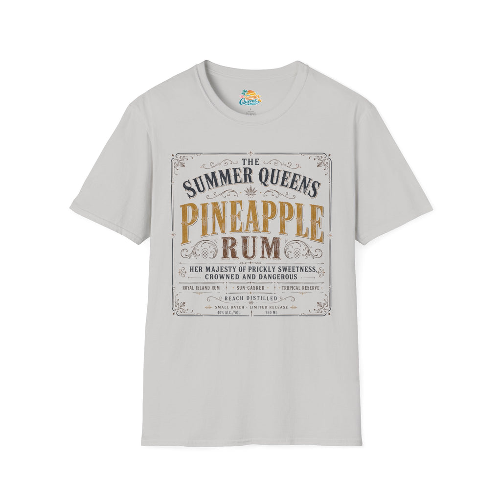 The Summer Queens Pineapple Rum Label T-Shirt