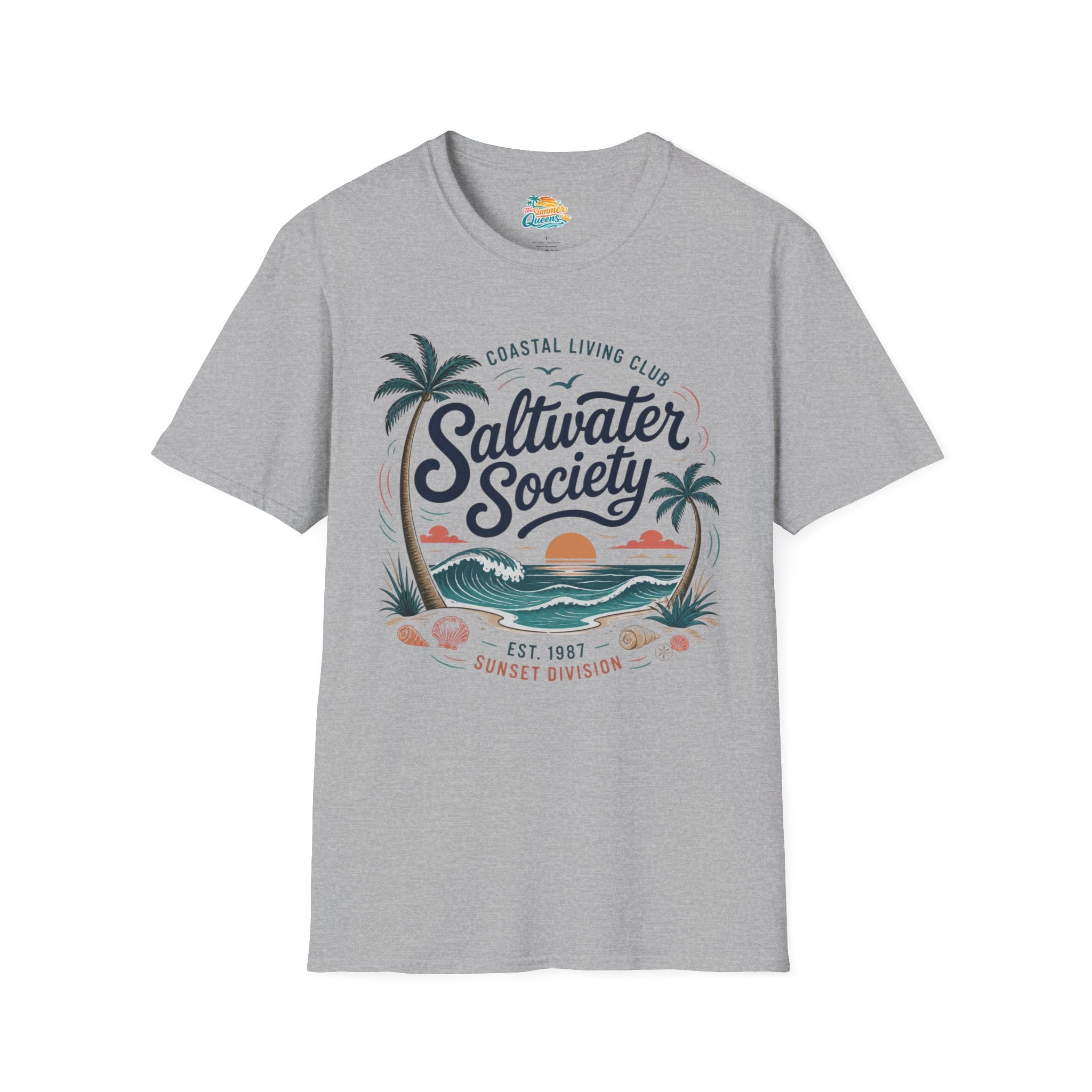 Saltwater Society Coastal Living T‑Shirt