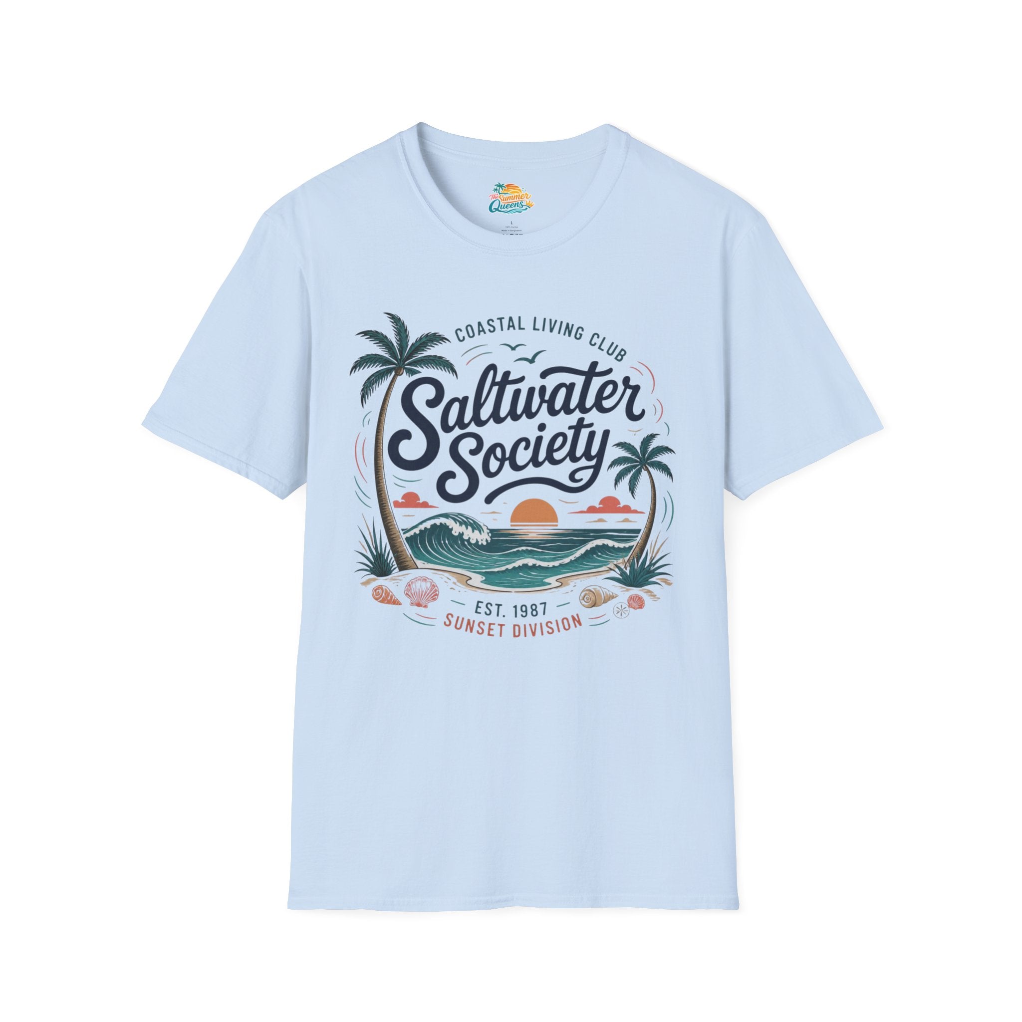 Saltwater Society Coastal Living T‑Shirt