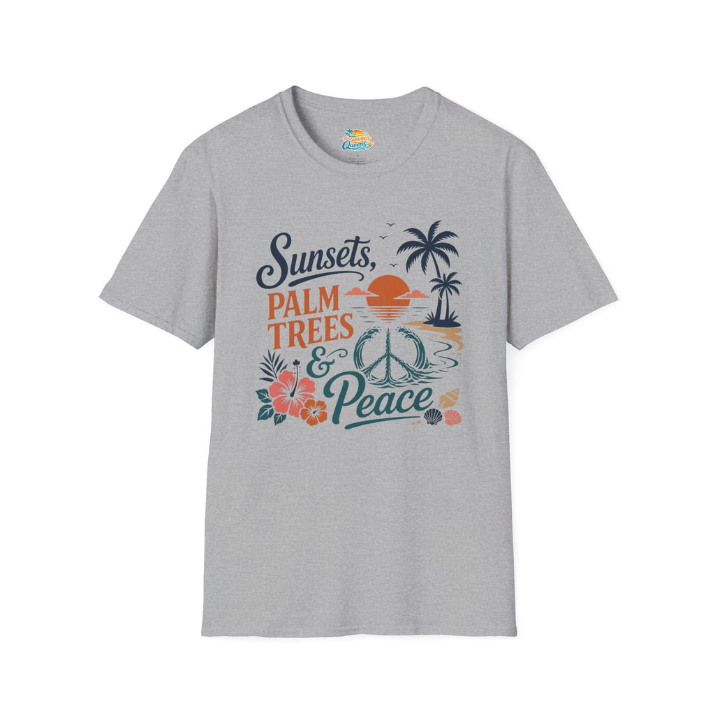 Sunsets, Palm Trees & Peace T‑Shirt