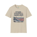 Stars, Stripes & Shorelines US Flag T-Shirt