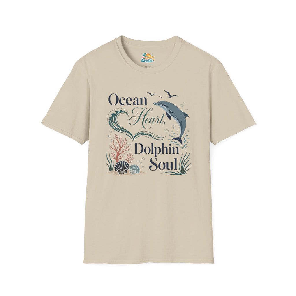Ocean Heart Dolphin Soul T-Shirt