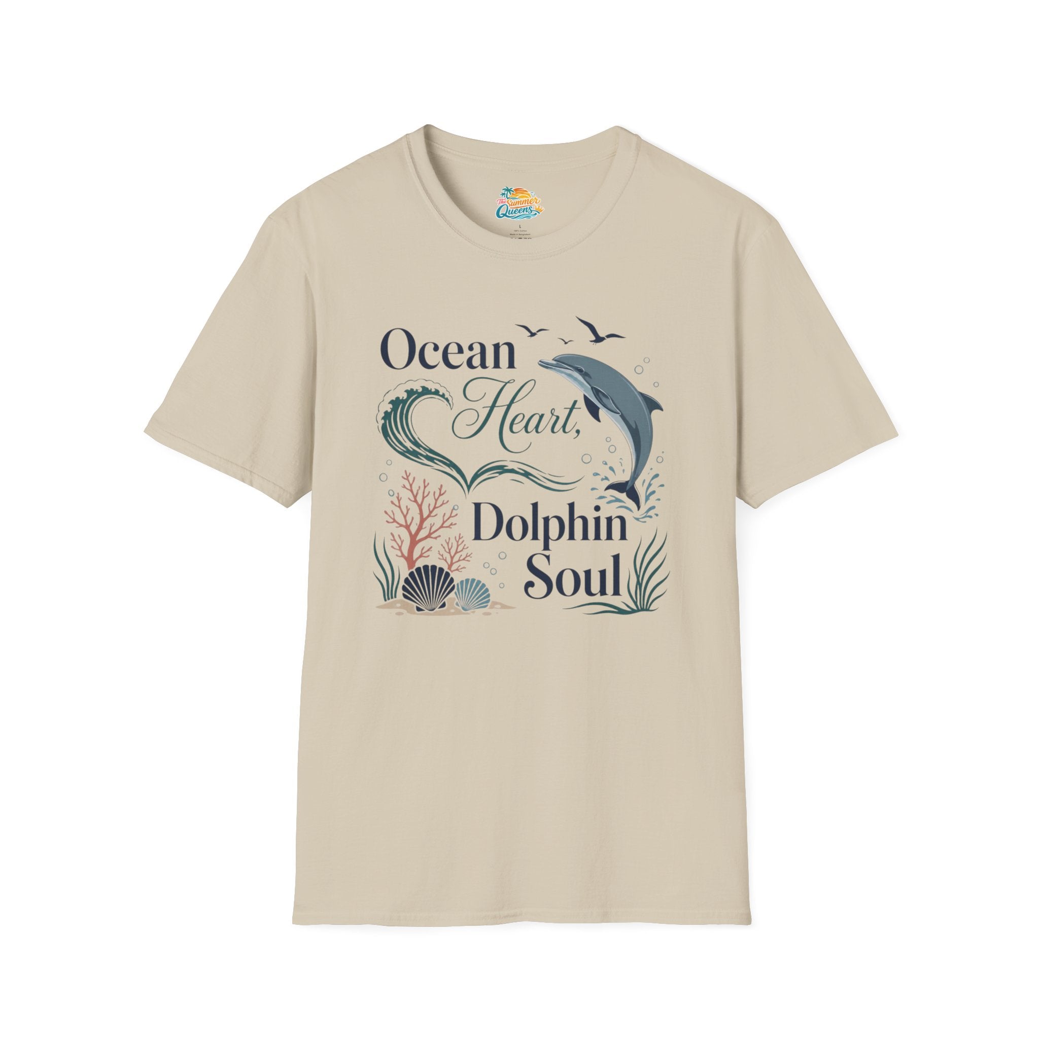 Ocean Heart Dolphin Soul T-Shirt
