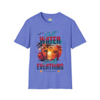Salt Water Heals Everything T-Shirt - Sunset Palm Tree Beach Tee