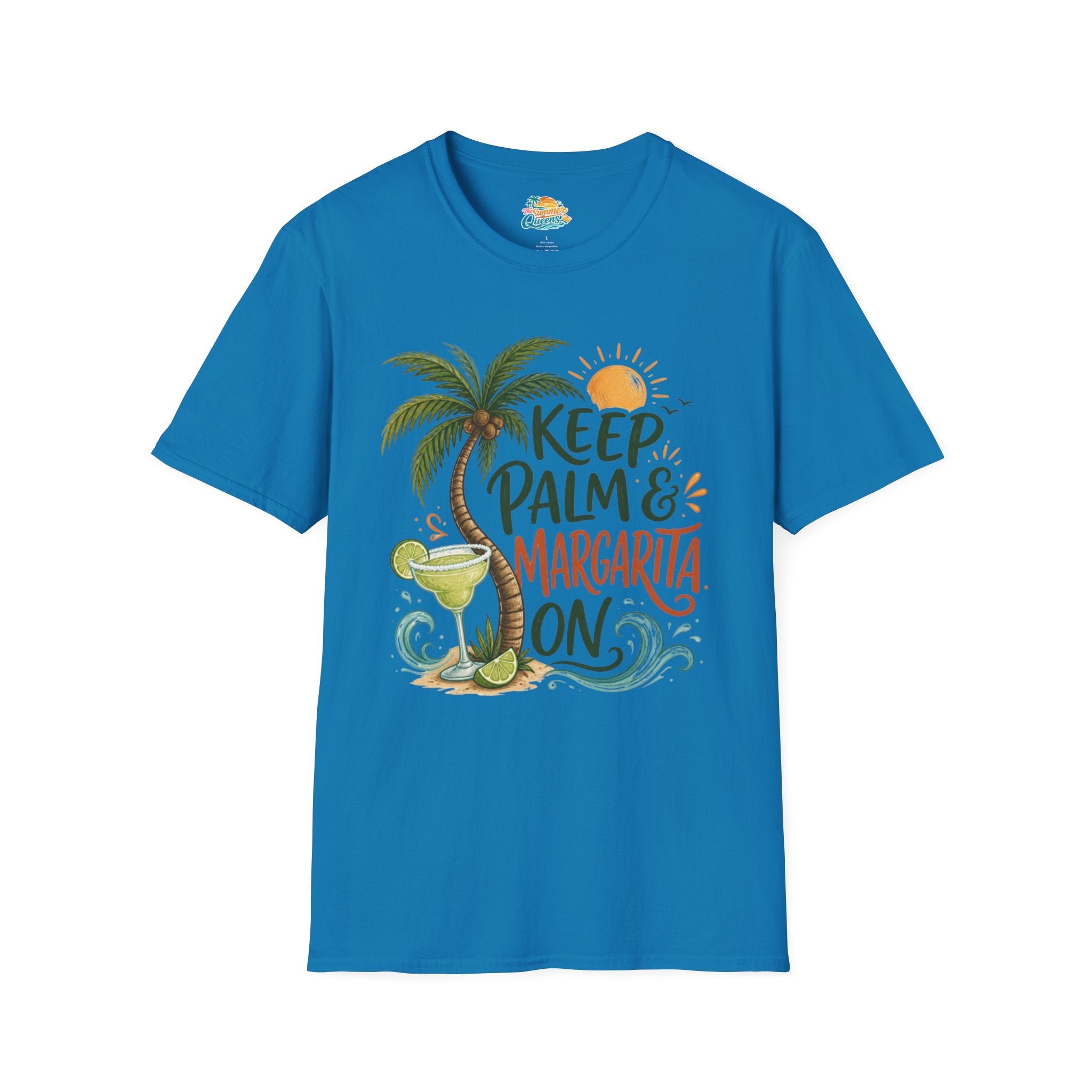 Keep Palm & Margarita On T-Shirt