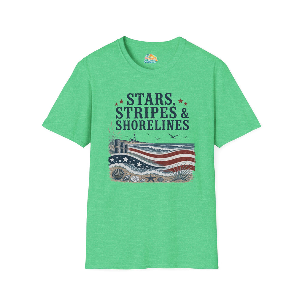 Stars, Stripes & Shorelines US Flag T-Shirt