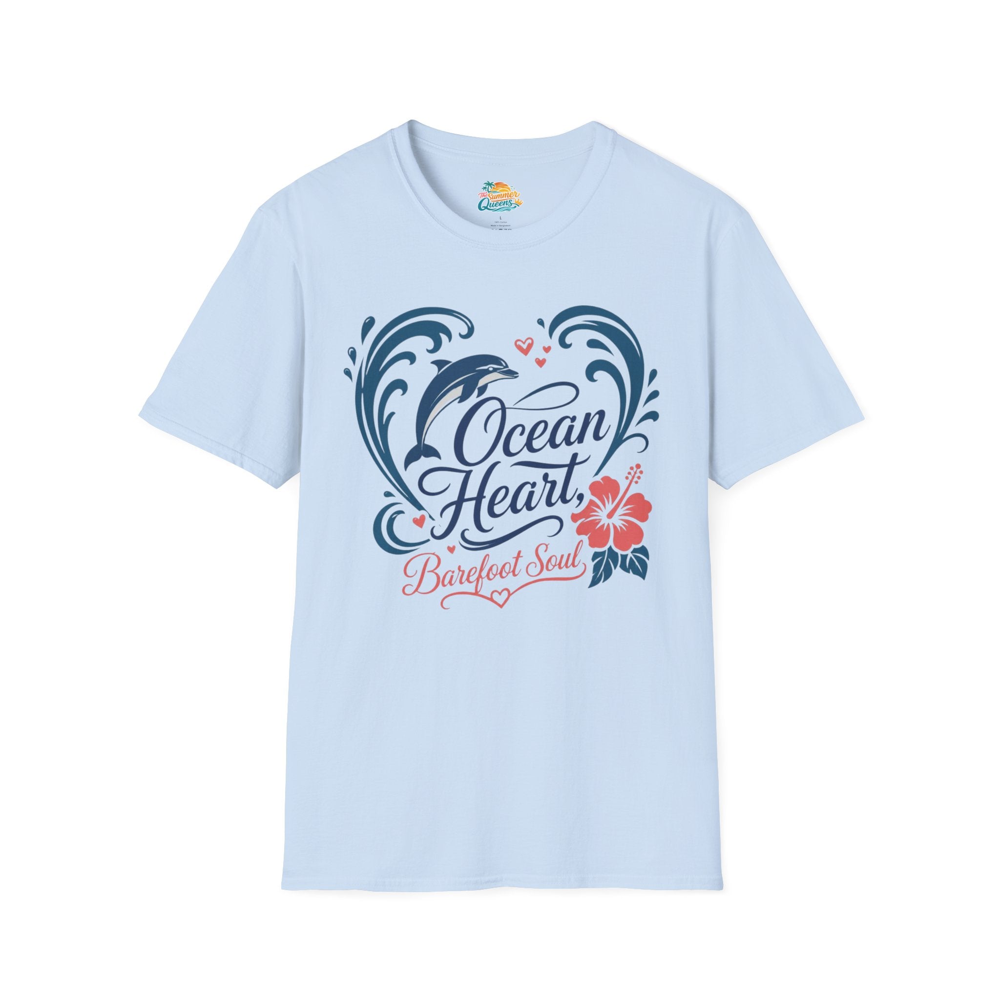 Ocean Heart Barefoot Soul T-Shirt