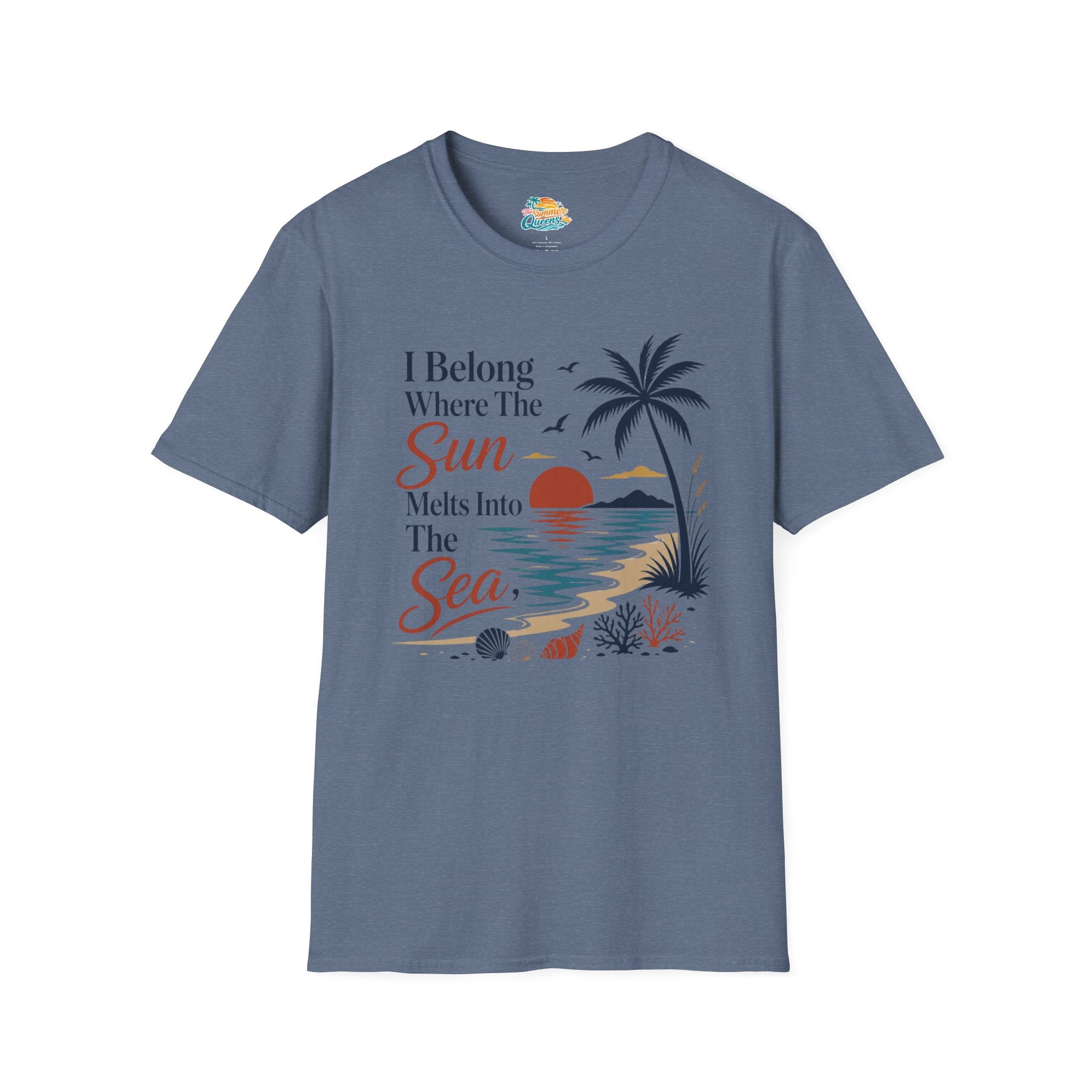 I Belong Where The Sun Melts Into The Sea T-Shirt