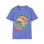 Endless Summer Energy T-Shirt — Retro Surf Wave Graphic Tee