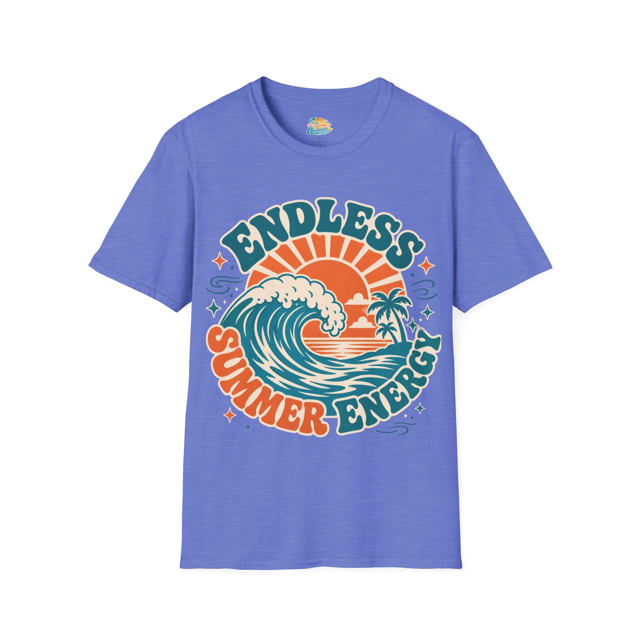 Endless Summer Energy T-Shirt — Retro Surf Wave Graphic Tee