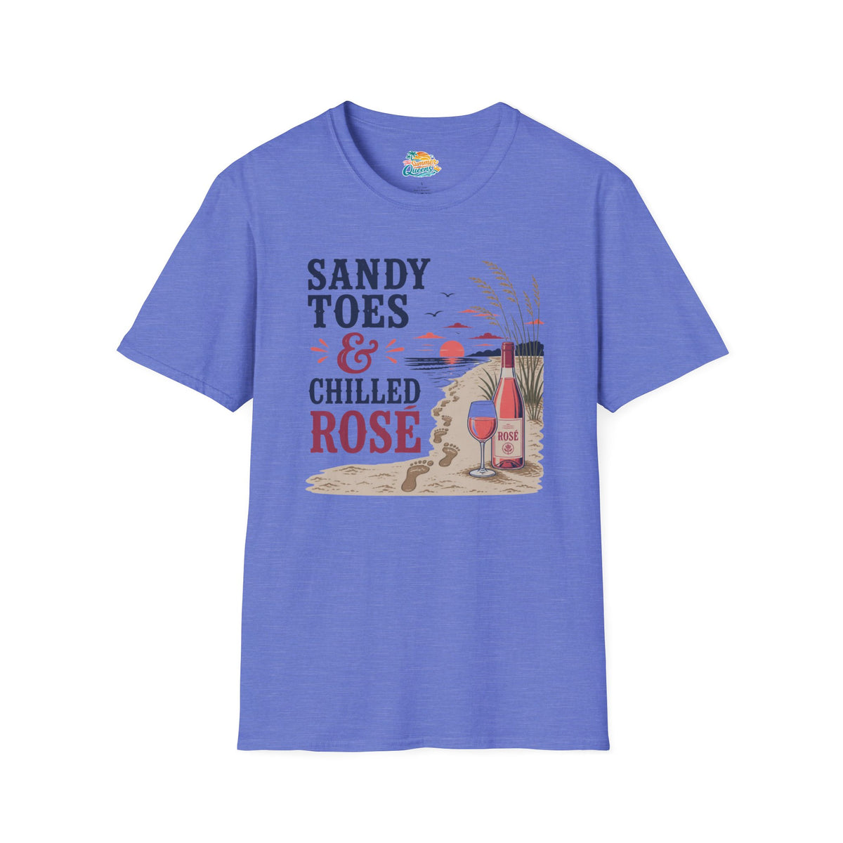 Sandy Toes & Chilled Rosé T-Shirt